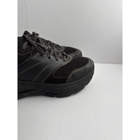Hoka One One HOKA Bondi L Sneakers Shoes Black Raven Comfort Workwear Womens 9.5 - Picture 4 of 14